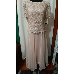 After Dark Pink Gown w/Tags Size 12 Women's Dress